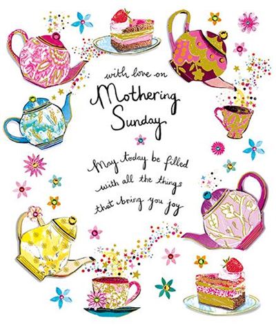 Paper Rose Mothering Sunday Card