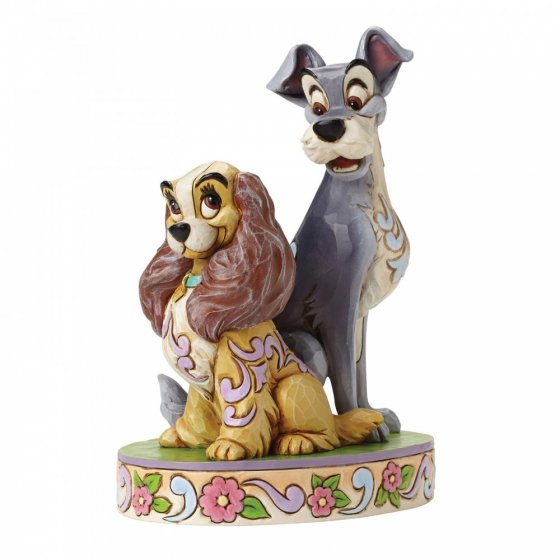 Enesco Disney Traditions Opposites Attract (Lady and The Tramp 60th Anniversary Piece) Ornament