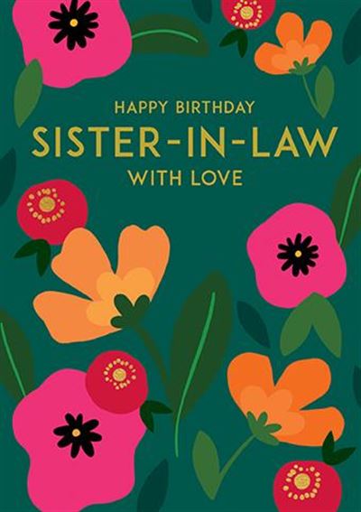 Paper Rose Sister in Law Birthday Card*