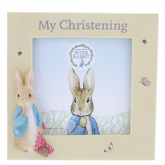 Enesco Beatrix Potter Peter Rabbit Christening Frame