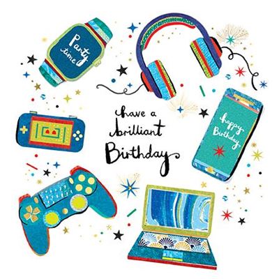 Paper Rose Technology Birthday Card*