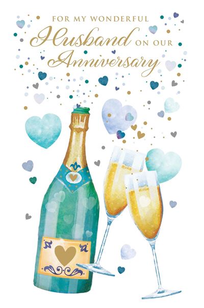 Grass Roots Husband Anniversary Card*