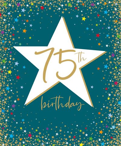 Grass Roots 75th Birthday Card*
