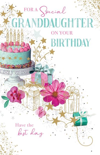Grass Roots Granddaughter Birthday Card*