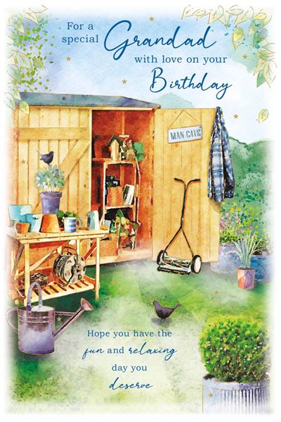 Grass Roots Grandad Birthday Card*