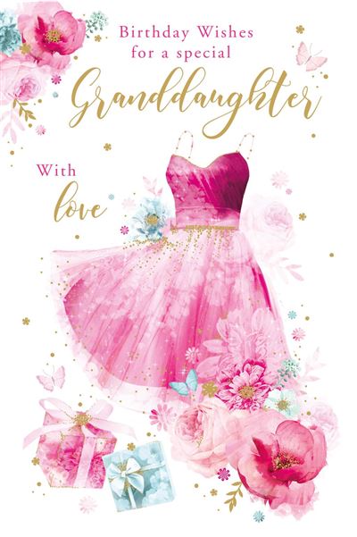 Grass Roots Granddaughter Birthday Card*