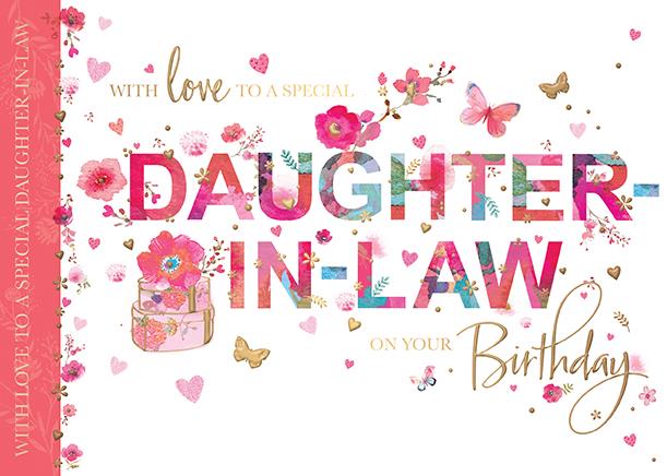 Words N Wishes Daughter-in-Law Birthday Card*