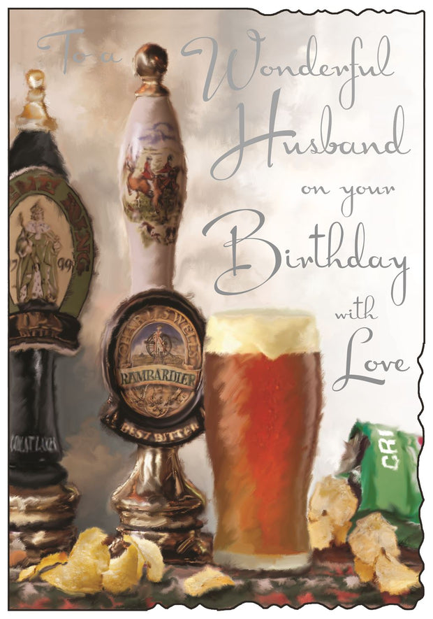 Jonny Javelin Husband Beer Birthday Card*