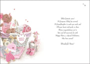 Jonny Javelin Birth of your Baby Granddaughter Card