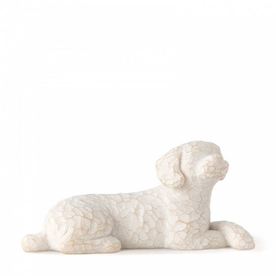 Enesco Willow Tree Love my Dog (small, lying)