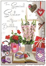 Jonny Javelin Sister Birthday Card*