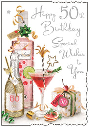 Jonny Javelin 50th Birthday Card*