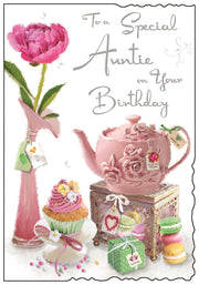 Jonny Javelin Auntie Birthday Card*