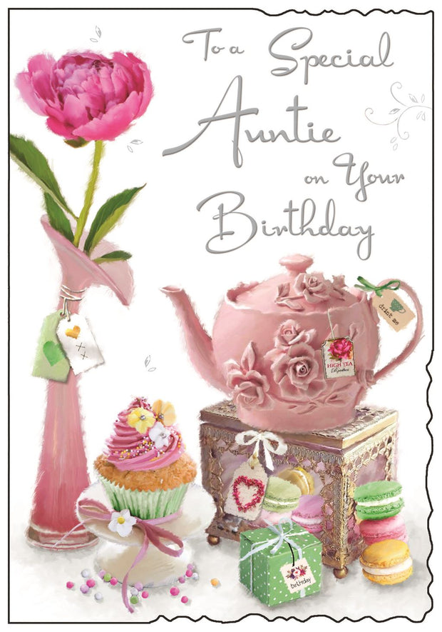 Jonny Javelin Auntie Birthday Card*