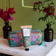 Heathcote & Ivory William Morris Beautiful Sleep Makeup Bag with Hand Cream 100ml