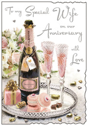 Jonny Javelin Wife On Our Anniversary Card*