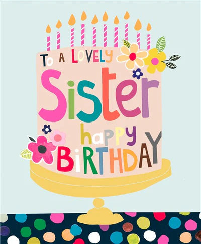 Paper Salad Sister Birthday Card*