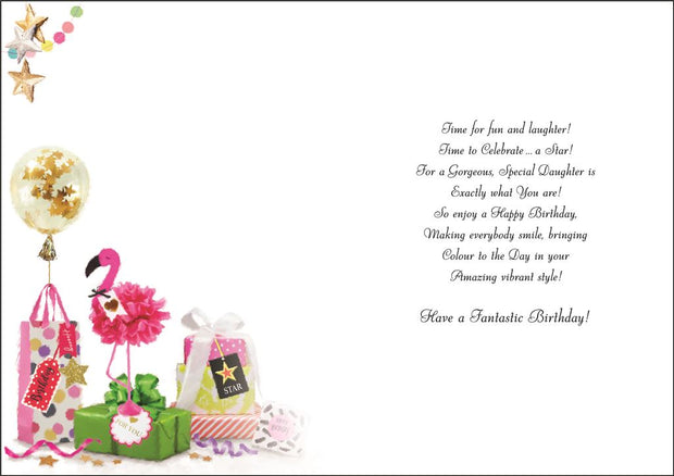 Jonny Javelin Daughter Birthday Card*
