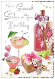 Jonny Javelin Sister Birthday Card*