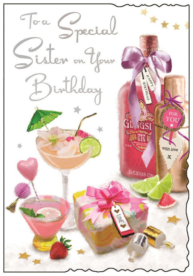 Jonny Javelin Sister Birthday Card*