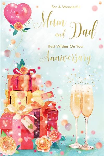 Mum & Dad Anniversary Card*