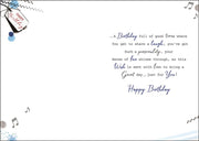 Jonny Javelin Grandson Birthday Card*