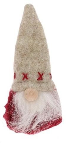Cross Stitch Gonk Beige Hat Mini