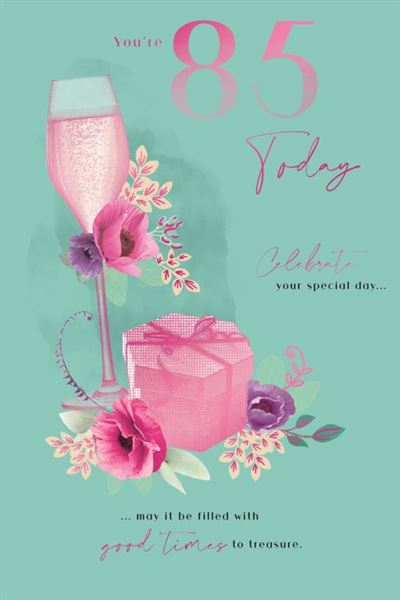 Kingfisher Cards 85th Birthday Card*