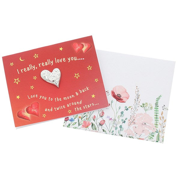 Envelopes of Love I Love You Pin Brooch