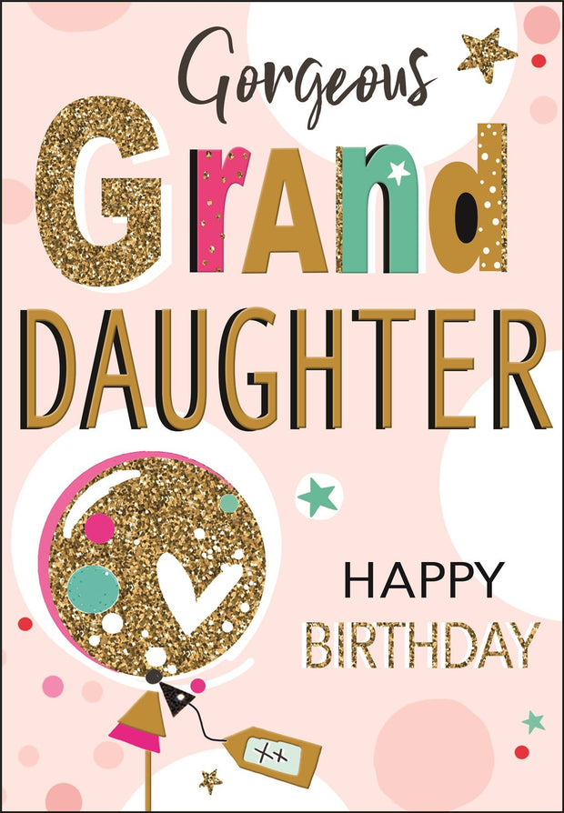 Jonny Javelin Granddaughter Birthday Card*