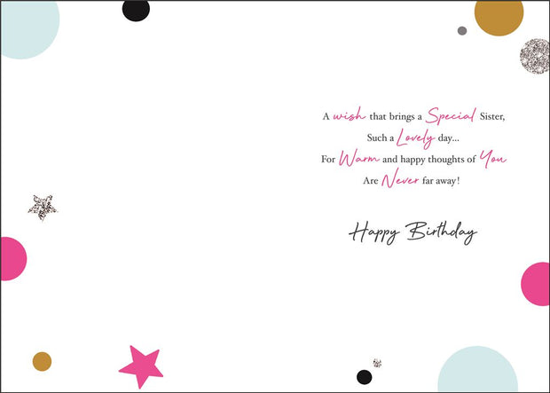 Jonny Javelin Sister Birthday Card*