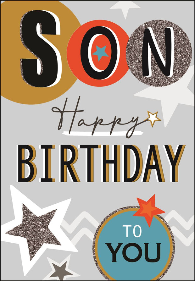 Jonny Javelin Son Birthday Card*