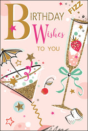 Jonny Javelin Celebration Cocktails Birthday Card