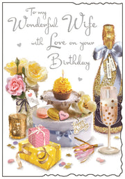 Jonny Javelin Wife Birthday Card*