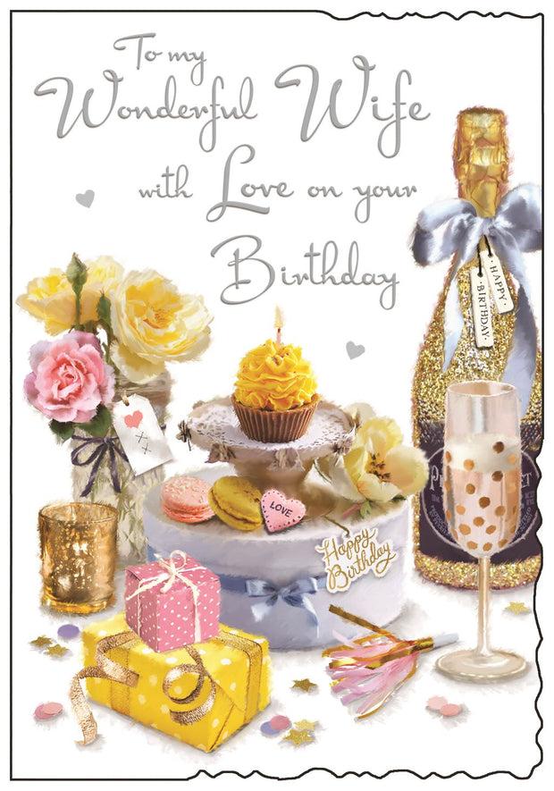 Jonny Javelin Wife Birthday Card*