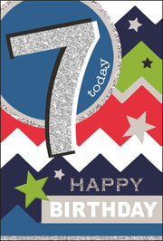 Jonny Javelin 7th Birthday Card*