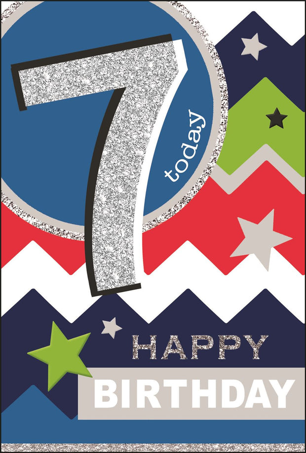 Jonny Javelin 7th Birthday Card*