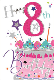 Jonny Javelin 8th Birthday Card*