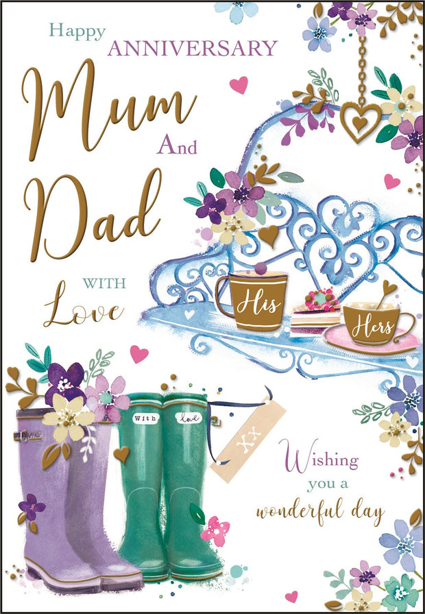 Jonny Javelin Mum & Dad Anniversary Card*