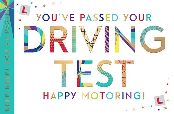 Words N Wishes You've Passed Your Driving Test Card*