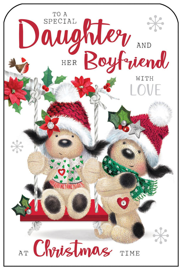 Jonny Javelin Daughter & Boyfriend Fudge & Friends Christmas Card*