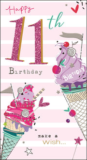 Jonny Javelin 11th Birthday Card*