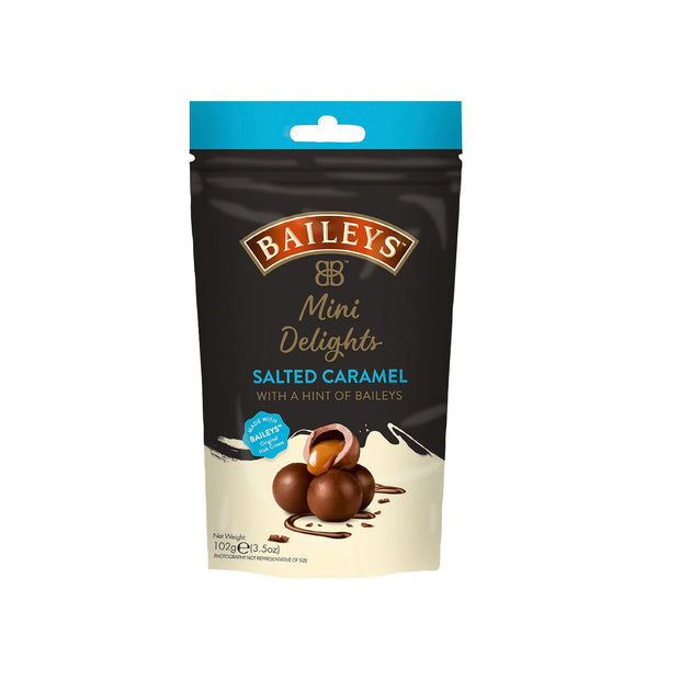 Baileys milk chocolate salted caramel mini delights in pouch 102g