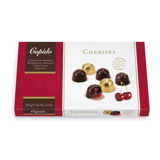 Cupido Cherries in carton - no cherry stone 132g