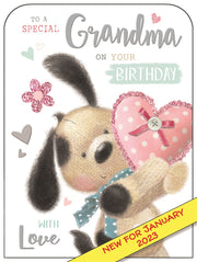 Jonny Javelin Grandma Birthday Card*