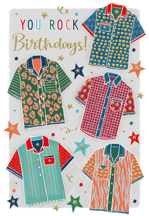 ICG Funky Shirts Birthday Card*