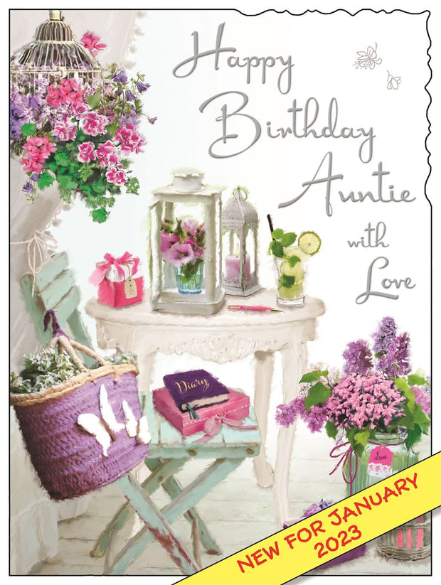 Jonny Javelin Auntie Birthday Card*
