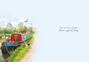 ICG Canal Barge Birthday Card*