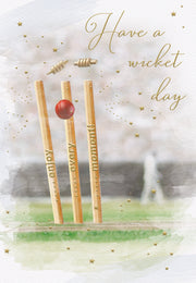 ICG Cricket Birthday Card*