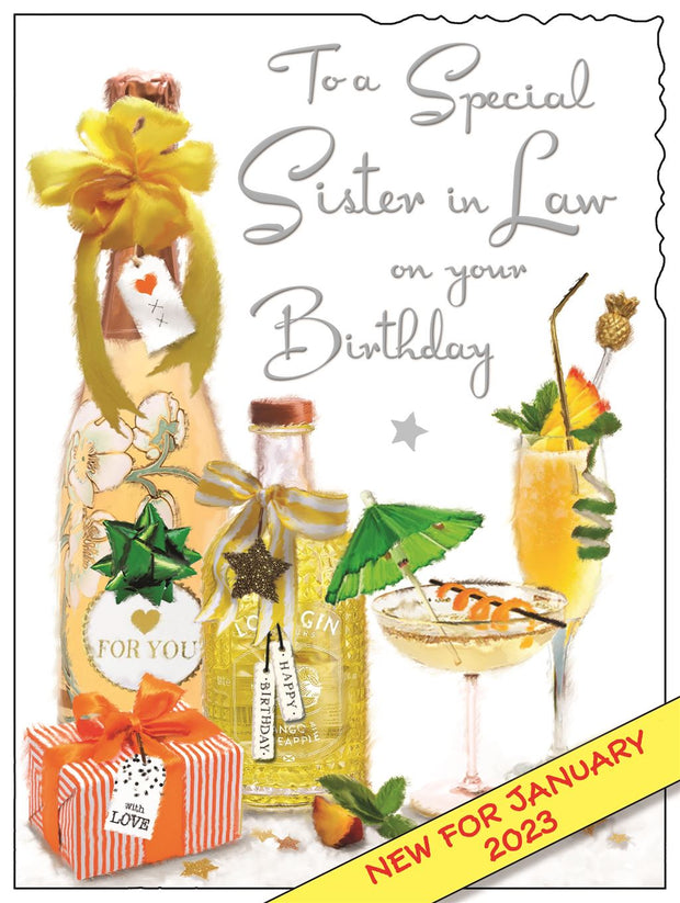 Jonny Javelin Sister in Law Birthday Card*